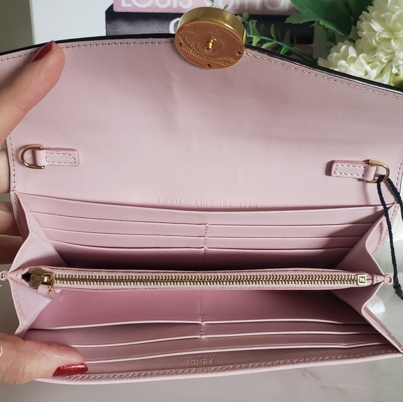 **SOLD** Authentic Pre-owned Fendi F-Is Continental Flap Wallet - Picture 6 of 16